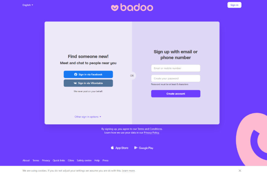 Badoo-recensie: lees de feiten voordat u zich aanmeldt!
