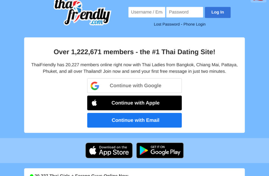 ThaiFriendly Review 2023 – Een diepgaande blik op het online datingplatform